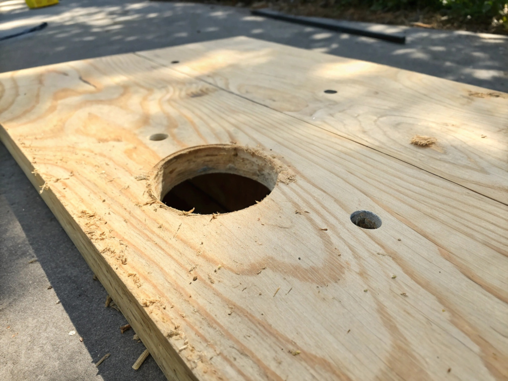 Создание отверстий в фанере